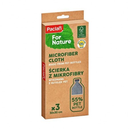 Тряпка из микрофибры Paclan, 3 шт