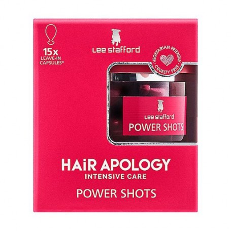 Капсулы Lee Stafford Hair Apology Power Shots, для поврежденных волос, 15*1.25 мл