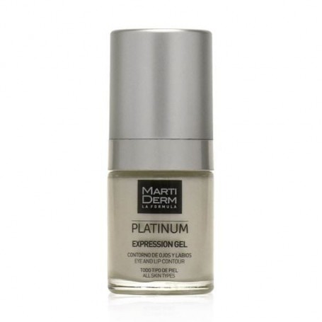 Гель MartiDerm Platinum Expression Gel Eye and Lips для контура глаз и губ, 15 мл