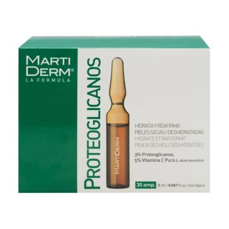 Ампулы для кожи лица, шеи, зоны декольте MartiDerm The Originals Proteos Hydra Plus, 30*2 мл
