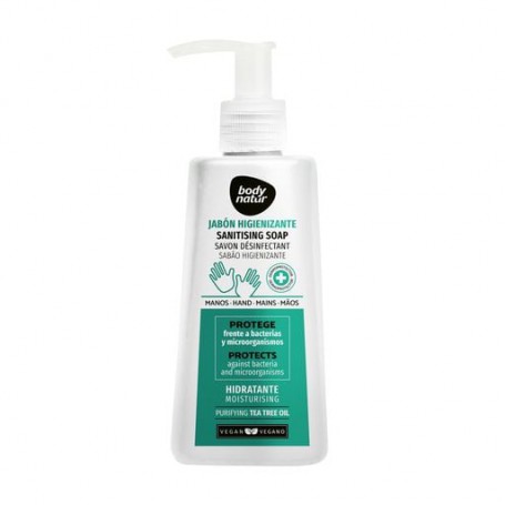Жидкое мыло для рук Body Natur Sanitizing Hand Soap с дезинфицирующим эффектом, 200 мл