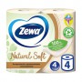 Туалетная бумага Zewa Natural Soft белая, 4-слойная, 130 отрывов, 4 рулона