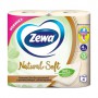 Туалетная бумага Zewa Natural Soft белая, 4-слойная, 130 отрывов, 4 рулона