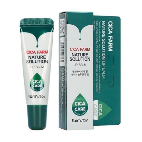 Бальзам для губ FarmStay Cica Farm Nature Solution Lip Balm с центеллой азиатской, 10 г