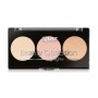 Палетка хайлайтеров для лица Quiz Cosmetics Beauty Obsession Highlighter Palette, 10 г