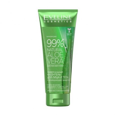 Универсальный алоэ-гель для лица и тела Eveline Cosmetics 99% Natural Aloe Vera, 250 мл
