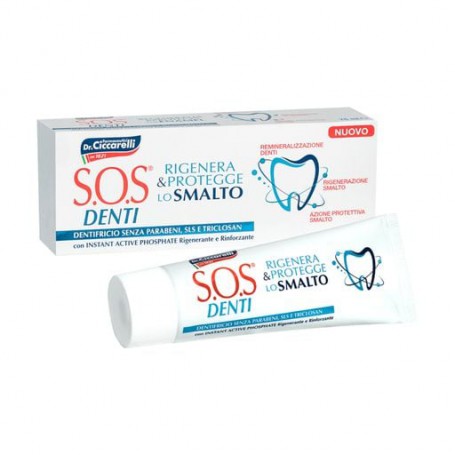 Зубная паста Pasta Del Capitano SOS Denti Enamel Repair Восстановление и укрепление зубной эмали, 75 мл