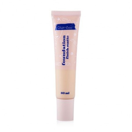 Тональный крем GlamBee Foundation Finish Matte матирующий 01, 40 мл