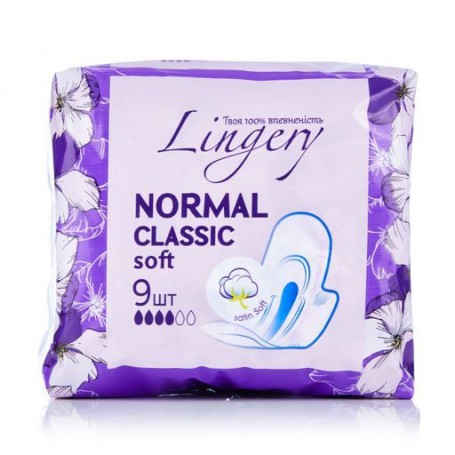 Прокладки для критических дней Lingery Classic Soft, 9 шт