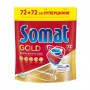 Таблетки для посудомоечных машин Somat Gold, 2*72 шт