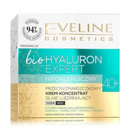 Ультраувлажняющий крем-концентрат для лица Eveline Cosmetics Bio Hyaluron Expert 40+ 50 мл, 50 мл