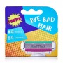 Сменный картридж для бритья Bye Bad Hair Candy женский 4 лезвия, 4 шт