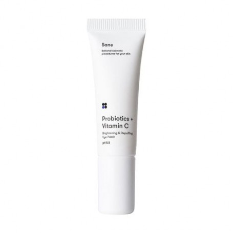 Жидкие патчи для глаз Sane Probiotics + Vitamin C Brightening & Depuffing Eye Patch с пробиотиками и витамином С, 10 мл