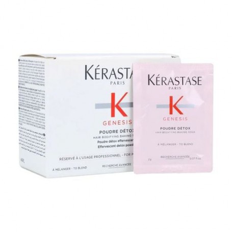 Детокс-пудра Kerastase Genesis Poudre Detox для глубокого очищения кожи головы и уплотнения волос, 30 шт * 2 г