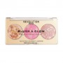 Палетка для макияжа лица Revolution Pro Blush & Glow Palette Rose Glow, 2.8 г