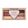 Палетка теней и хайлайтер для век Makeup Revolution Love the Revolution Palette, 21 г