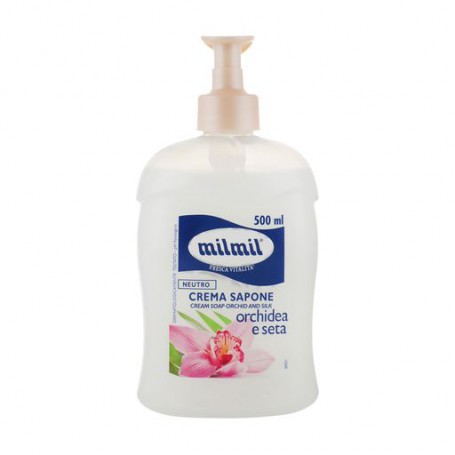 Жидкое крем-мыло Mil Mil Орхидея и шелк с дозатором, 500 мл