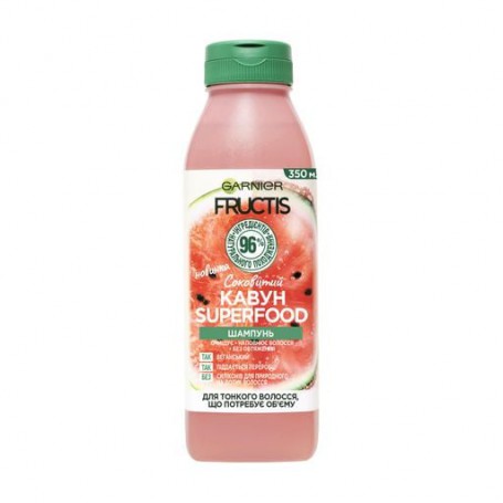 Шампунь Garnier Fructis HairFood Сочный Арбуз, для тонких волос, 350 мл