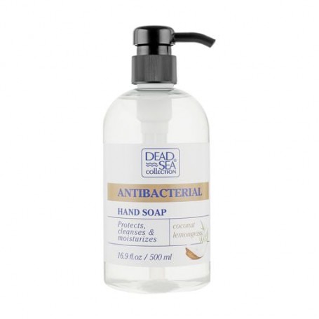 Антибактериальное жидкое мыло для рук Dead Sea Collection Antibacterial Hand Soap с ароматом кокоса и лемонграсса, 500 мл