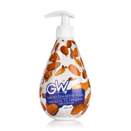 Жидкое крем-мыло Green Way ФитоЛиния Миндаль и молочные протеины, дозатор, 500 мл