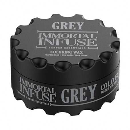 Серый цветной воск для волос Immortal Infuse Grey Coloring Wax, 100 мл