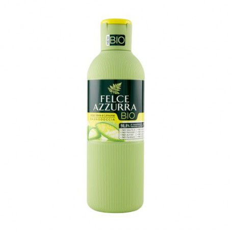 Гель для душа Felce Azzurra BIO Aloe & Lemon Shower Gel Алоэ вера и лимон, 500 мл