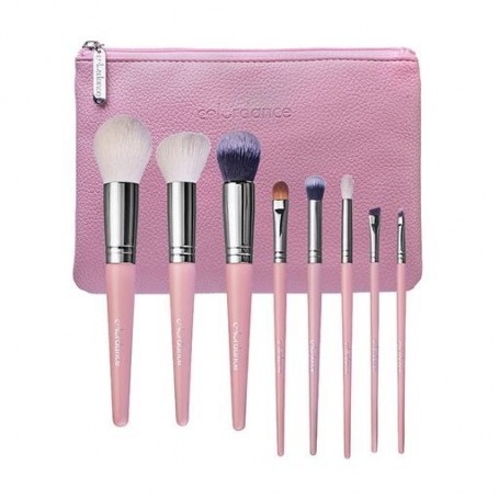 Набор кистей для макияжа лица Colordance Must Have Pink, 8 шт