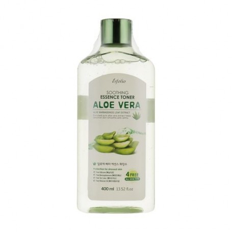 Тонер для лица Esfolio Aloe Vera Soothing Essence Toner успокаивающий, с алоэ вера, 400 мл