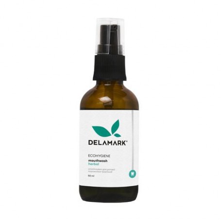 Ополаскиватель для ротовой полости DeLaMark Травяной, с профилактическим действием, 50 мл