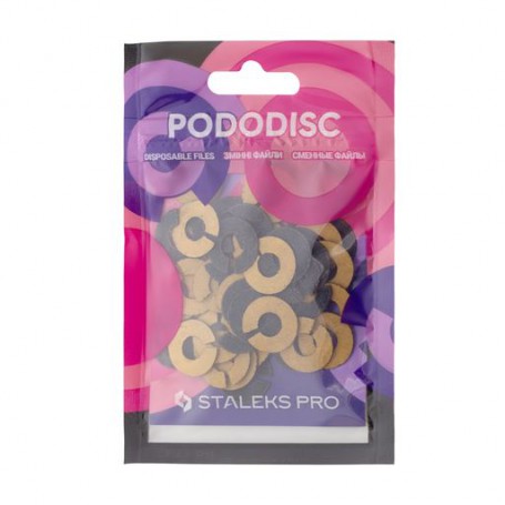 Сменные файлы-кольцо для педикюрного диска Staleks Pro Pododisk S, 100 грит, 50 шт (PDFR-15-100)