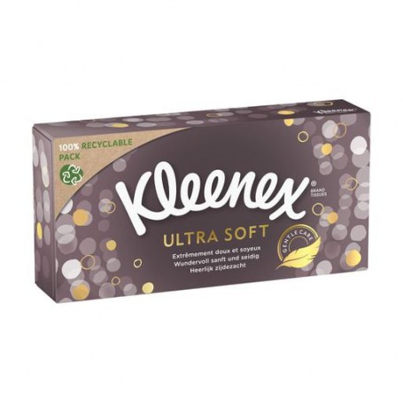 Салфетки универсальные Kleenex Ultra Soft в коробке, 72 шт