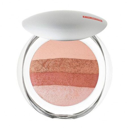 Пудра-румяна для обличчя Pupa Luminys Baked All Over Illuminating Blush-Powder 01 Rose Stripes, 9 г