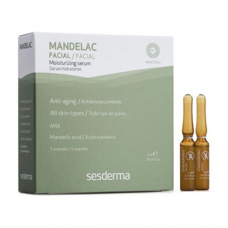 Увлажняющая сыворотка для лица Sesderma Mandelac moisturizing Serum с миндальной кислотой, 5 шт*2 мл