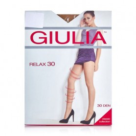 Колготки женские Giulia Relax поддерживающие, с шортиками, 30 DEN, Diano, размер 2
