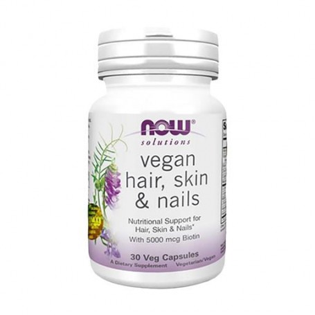 Пищевая добавка витамины в капсулах Now Foods Solutions, Clinically Advanced Hair, Skin & Nails, 30 шт