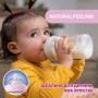 Детская пластиковая бутылочка для кормления Chicco Natural Feeling силиконовая соска, быстрый поток, от 6 мес, 330 мл (81335.30)