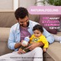 Детская пластиковая бутылочка для кормления Chicco Natural Feeling силиконовая соска, быстрый поток, от 6 мес, 330 мл (81335.30)