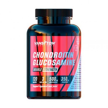 Пищевая добавка хондропротектор в капсулах Vansiton Хондроитин + Глюкозамин, 120 шт