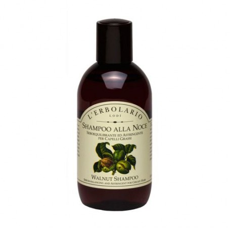 Шампунь для жирных волос L'Erbolario Alla Noce Shampoo с грецким орехом, 200 мл