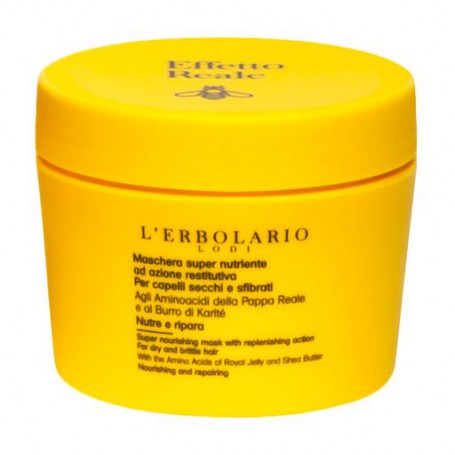 Маска для сухих и поврежденных волос L'Erbolario Effetto Reale Maschera Super Nutriente Интенсивное питание, 150 мл