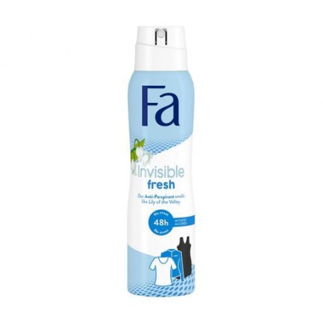 Антиперспирант-спрей женский Fa Invisible Fresh 48h с ароматом ландыша, 150 мл