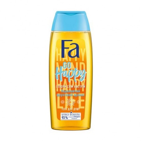 Гель для душа Fa Go Happy Создай свое настроение, с фруктовым ароматом, 250 мл