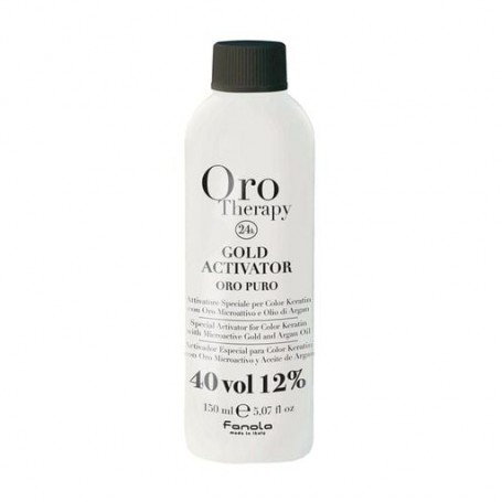 Окислитель с микрочастицами золота Fanola Oro Therapy Gold Activator Oro Puro 40 Vol, 12%, 150 мл