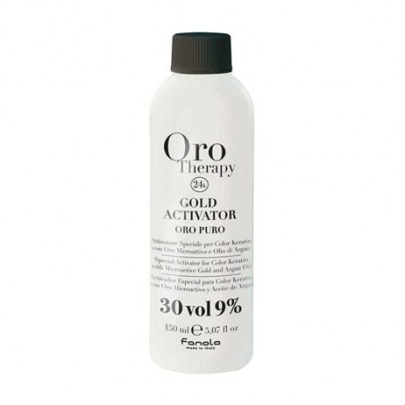 Окислитель с микрочастицами золота Fanola Oro Therapy Gold Activator Oro Puro 30 Vol, 9%, 150 мл