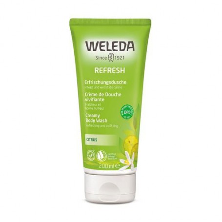 Освежающий крем-гель для душа Weleda Citrus Сreamy Body Wash Цитрусовый, 200 мл