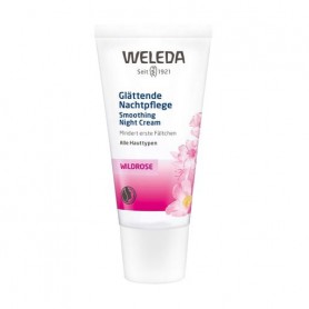 Разглаживающий ночной крем для лица Weleda Smoothing Night Cream Wildrose с розой, 30 мл