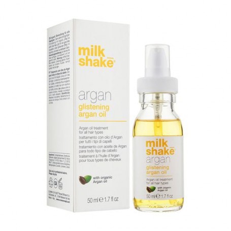 Аргановое масло milk_shake Argan Glistening Argan Oil для глубокого восстановления и блеска всех типов волос, 50 мл