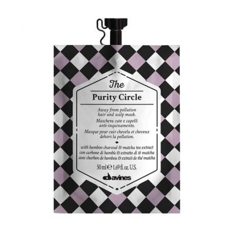 Очищающая детокс-маска для волос и кожи головы Davines The Purity Circle, 50 мл