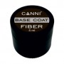 Базове покриття для гель-лаку Canni Fiber Base с армирующими волокнами, 5 мл