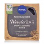 Натуральный скраб для лица Nivea Face Cleansing WonderBar для глубокого очищения кожи, с активным углем, 75 г